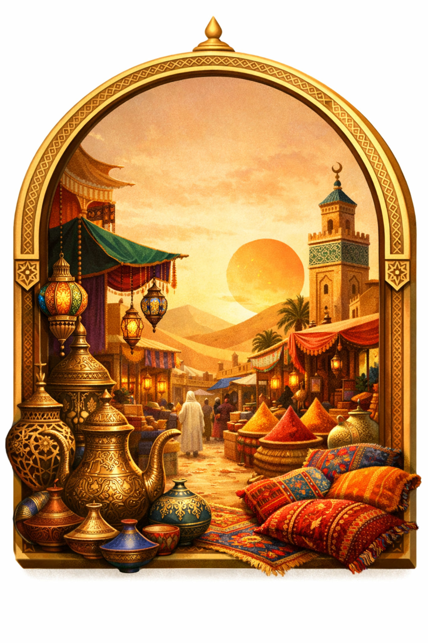 Navigating the Souk artwork